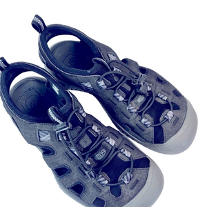 Keen Women's Soir Spot Closed Toe Water Sandals Shoe Black Steel Gray Size 6